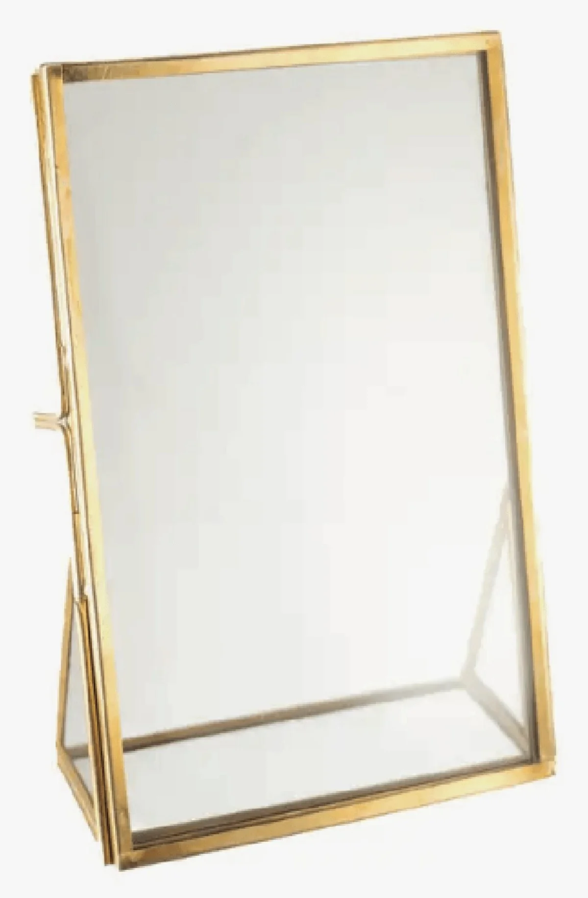 4 x 6 Brass Standing Frame