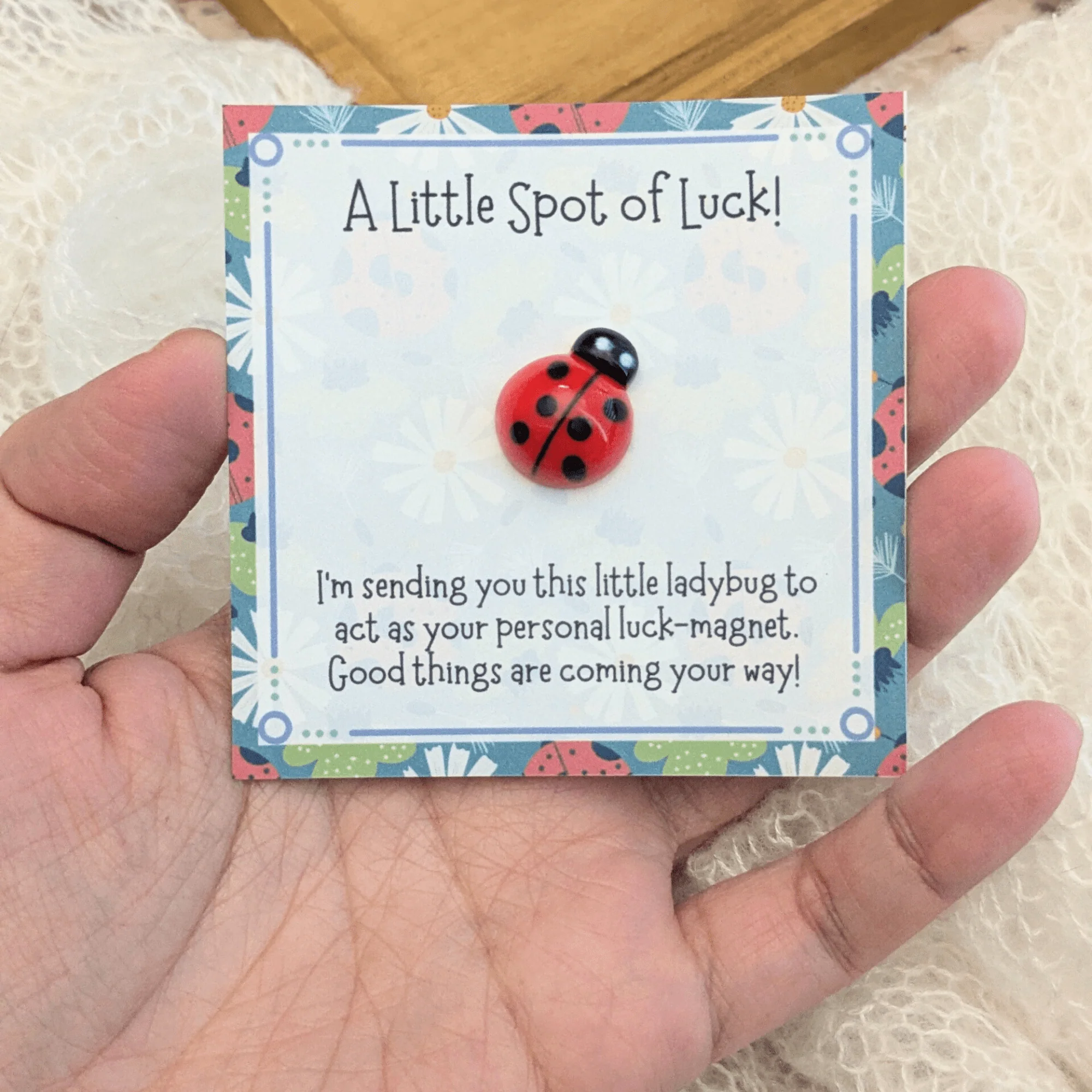 A Little Spot Of Luck Pocket Hug Emotional Support Token - Image 2