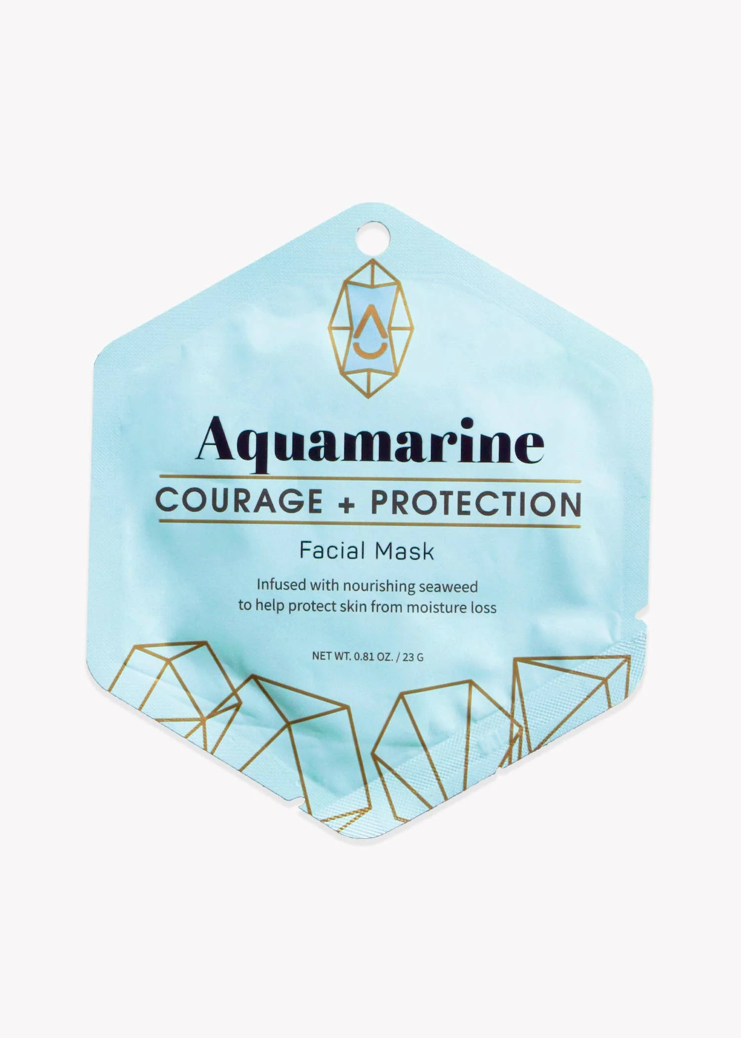 Aquamarine Facial Mask - Hydrating Seaweed Sheet Mask | My Spa Life