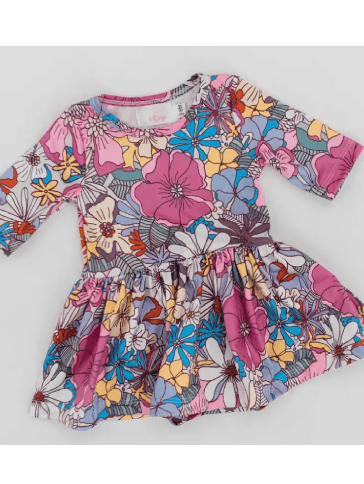 Baby Buttercup Twirl Bodysuit - 18-24 Months - Foxy's Leotards Fun & Comfy!