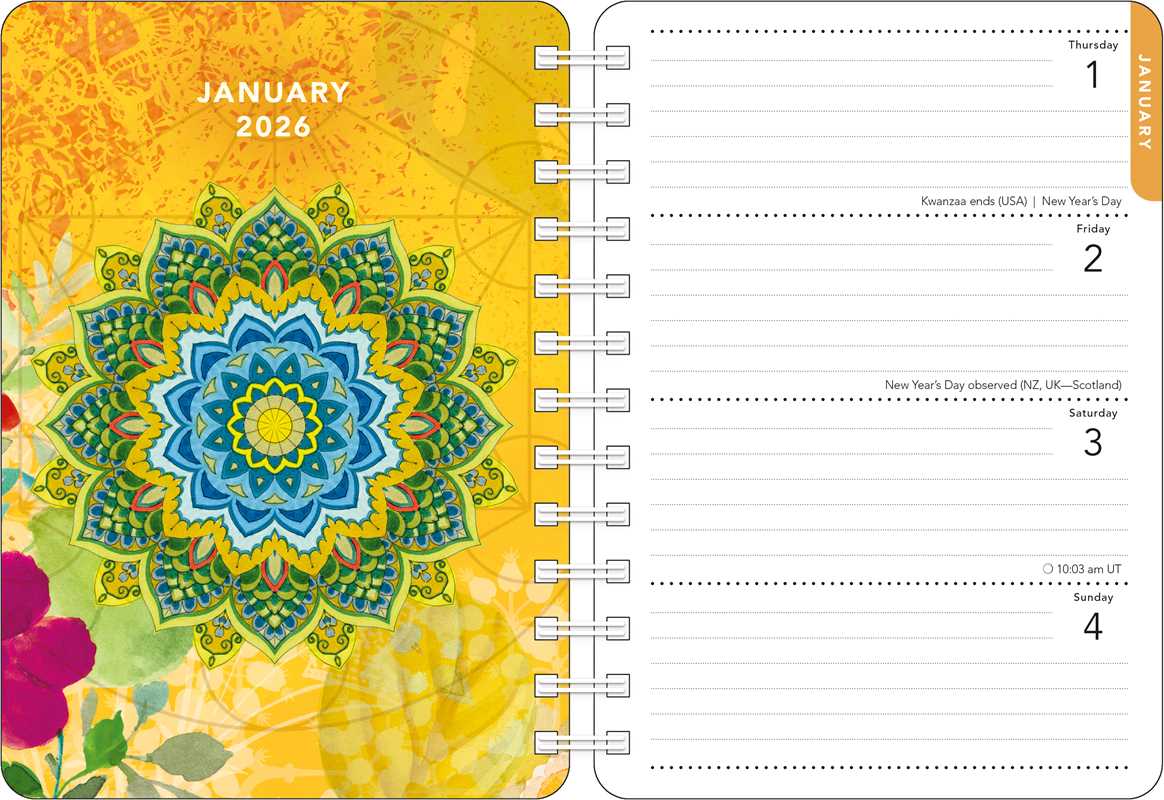 Be Here Now 2026 Weekly Planner Calendar by - Image 3