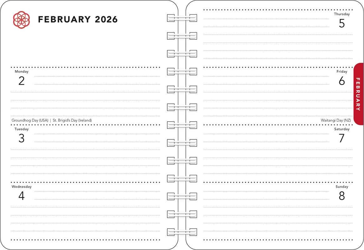 Be Here Now 2026 Weekly Planner Calendar by - Image 4