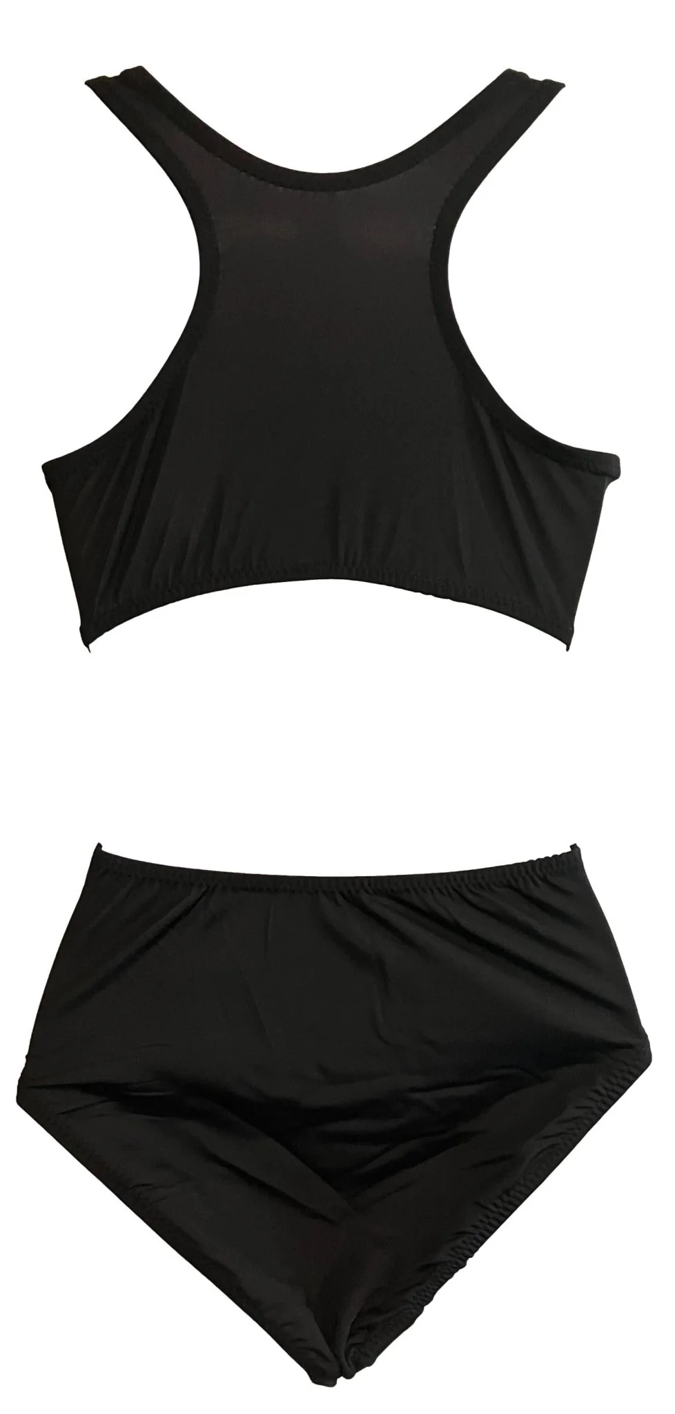 Black T-Back Leotard - Foxy's Classic Gymnastics & Dance Leo - Image 2