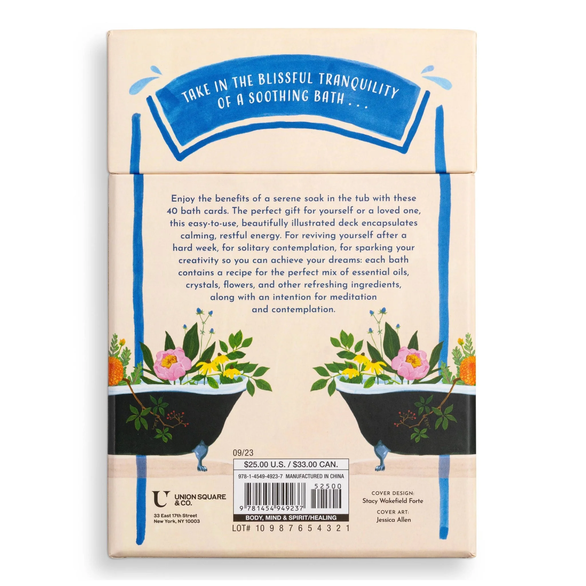 Blissful Baths: 40 Rituals for Self-Care Card Deck - Image 2