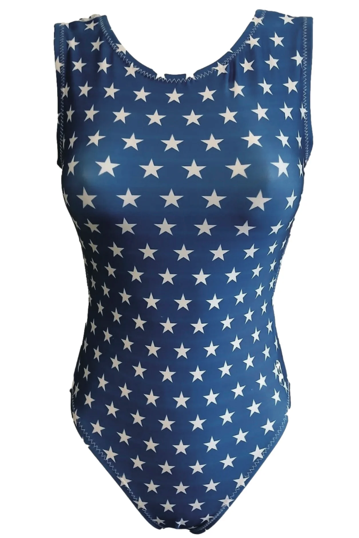 Blue USA Star Leotard
