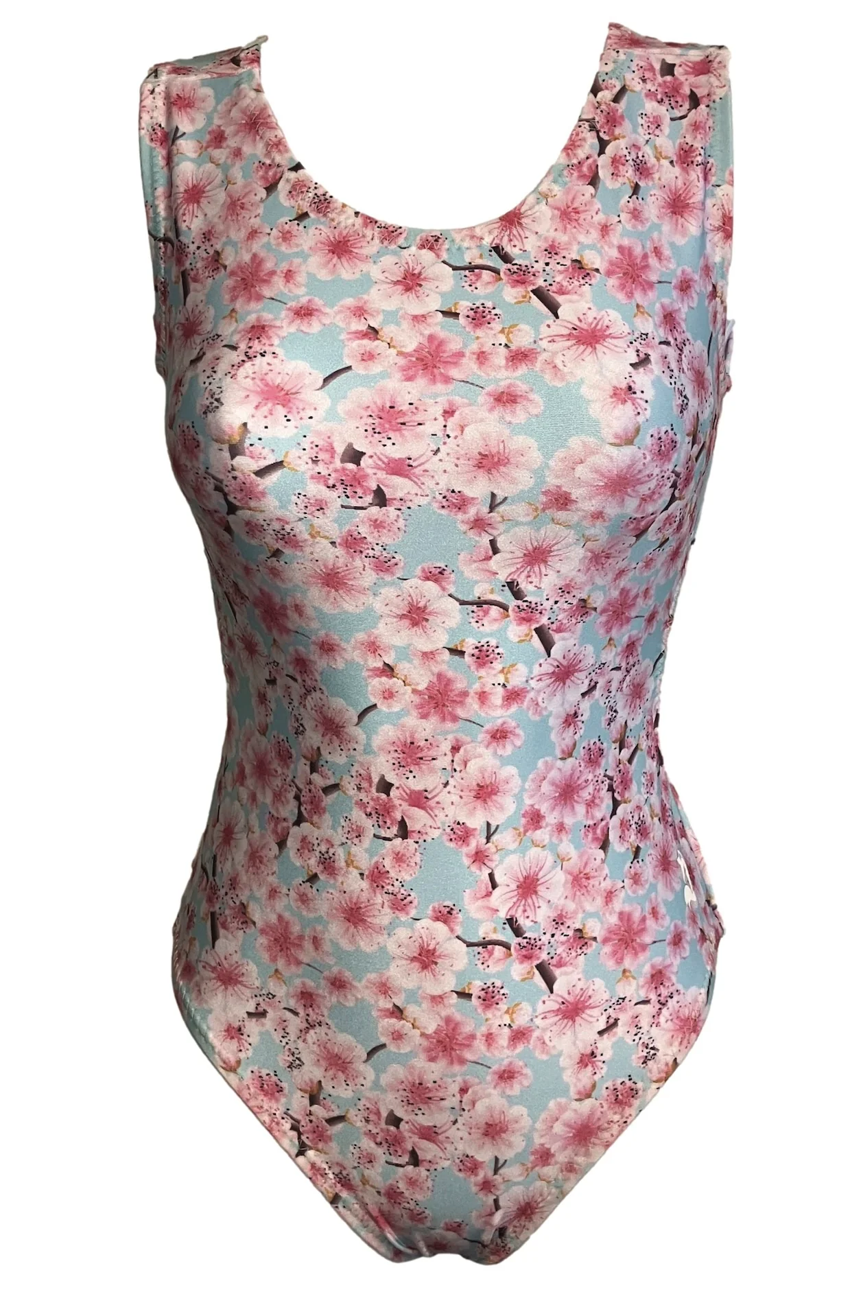 Cherry Blossom Leotard for Girls Gymnastics & Dance | Foxy's Leos