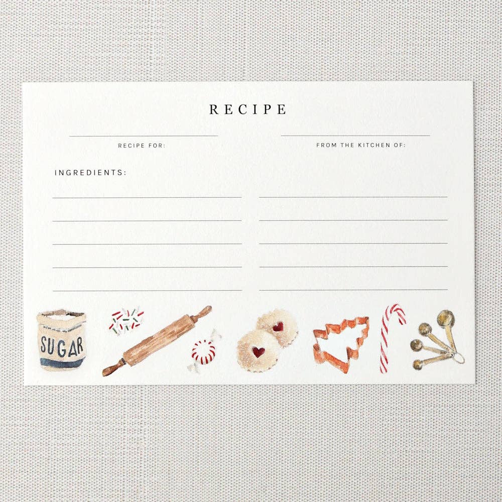 Christmas baking recipe cards - Image 2