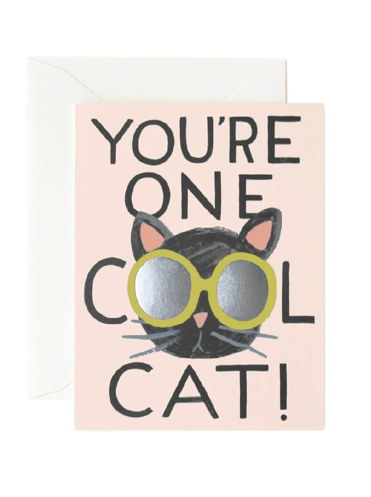 Cool Cat Greeting Card - Image 2
