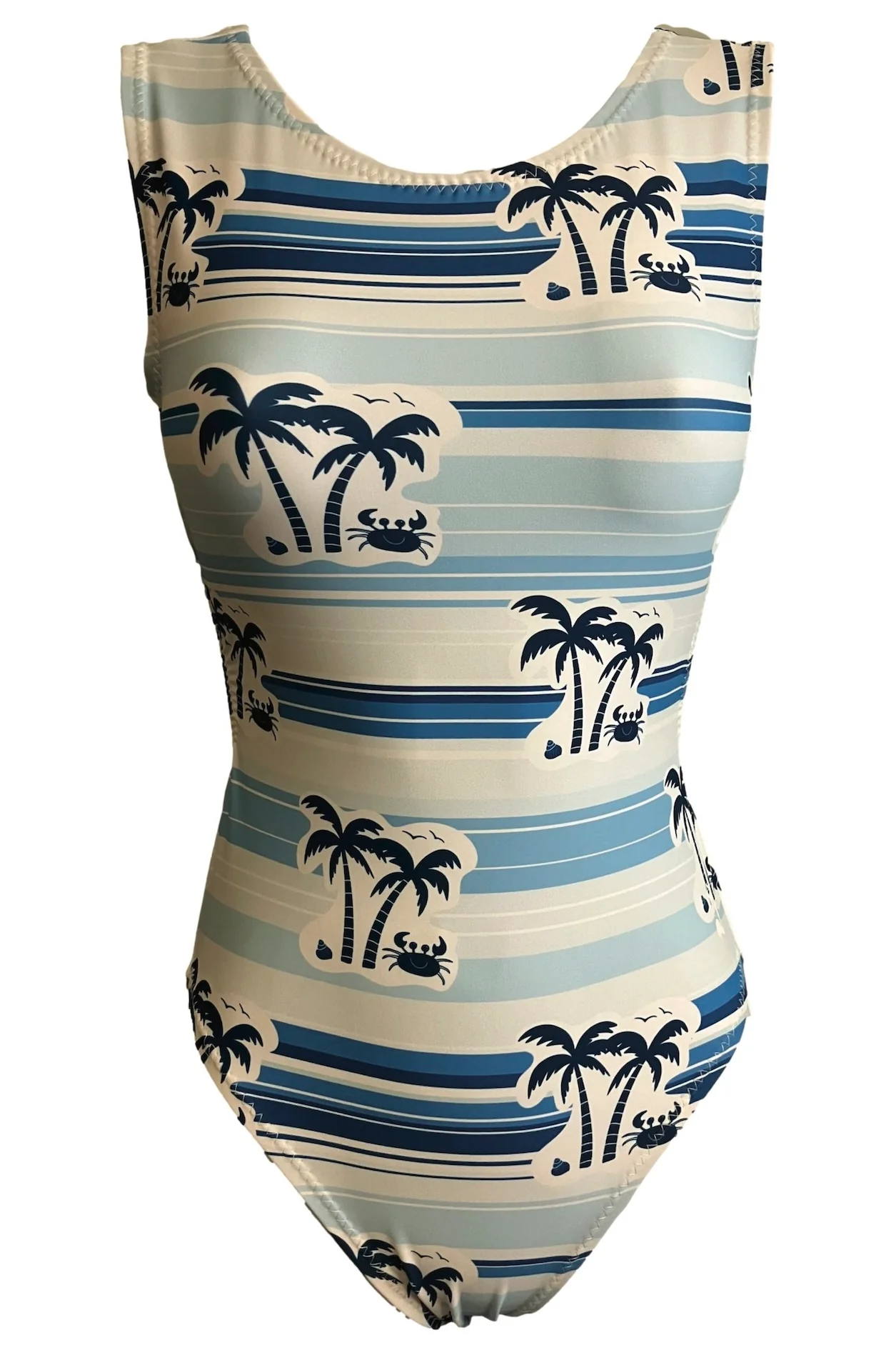 Foxy's Crab Tree Gymnastics Leotard - Girls Beachy Tank Leo Made in USA