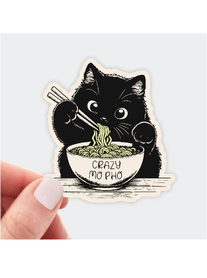 Crazy Mo Pho Sticker