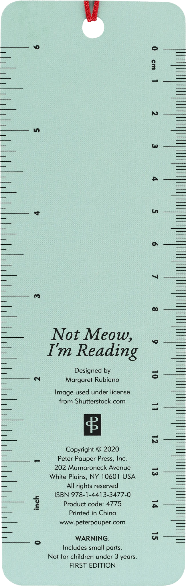 Not Meow, I'm Reading! Cute Cat Bookmark for Kids - Foxy's - Image 2