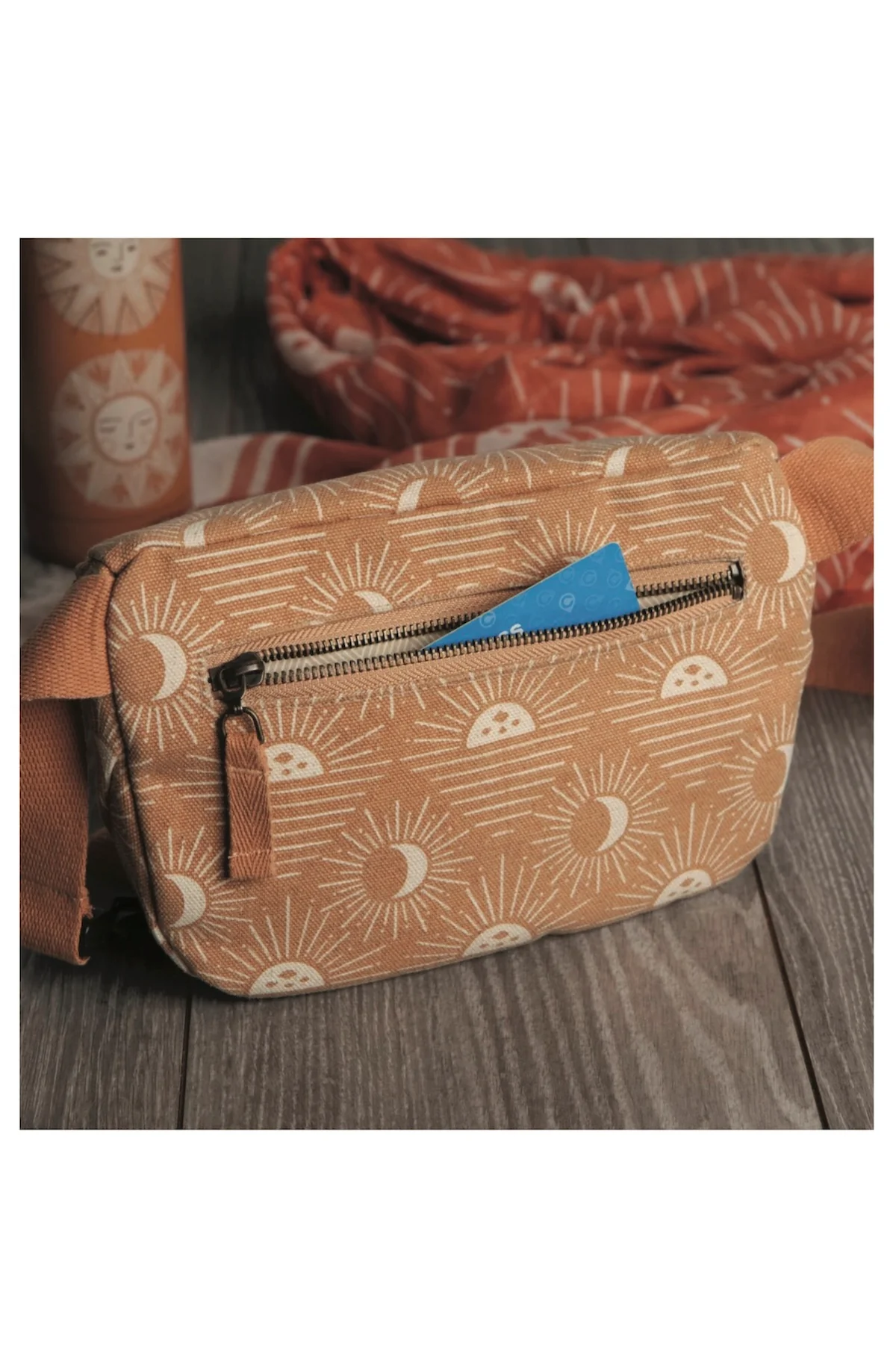 Danica Studio Soleil Cotton Canvas Hip Bag Adjustable Strap