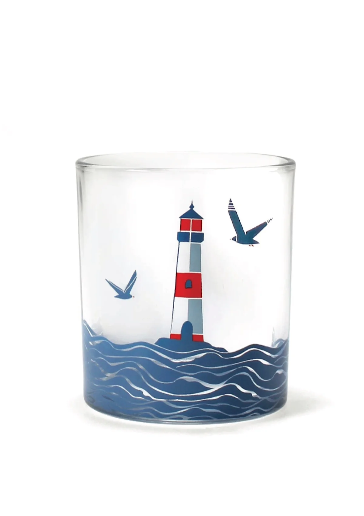 Drinking Glass Tumbler Coastal Lighthouse Sea - Image 2