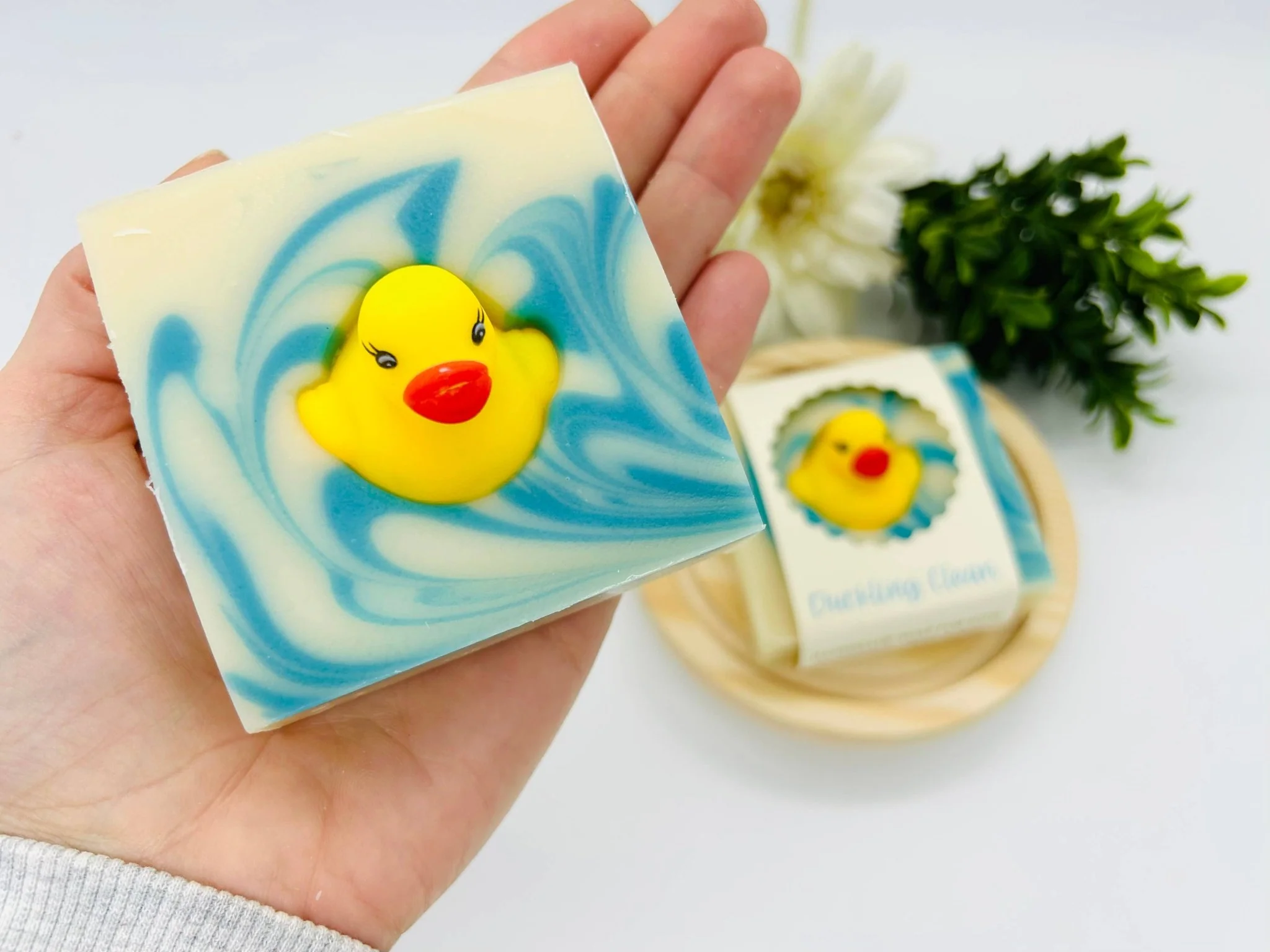 Duckling Clean Handmade Soap Bar for Kids NATURAL VEGAN - Image 3