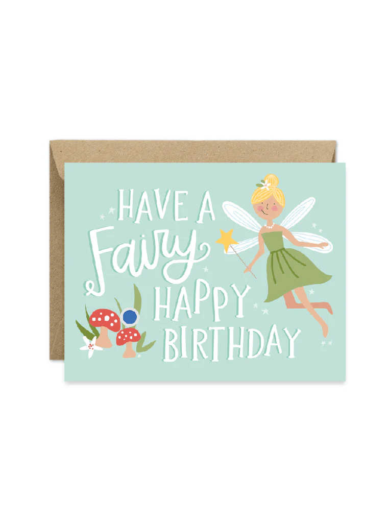 Fairy Happy Birthday Greeting Card