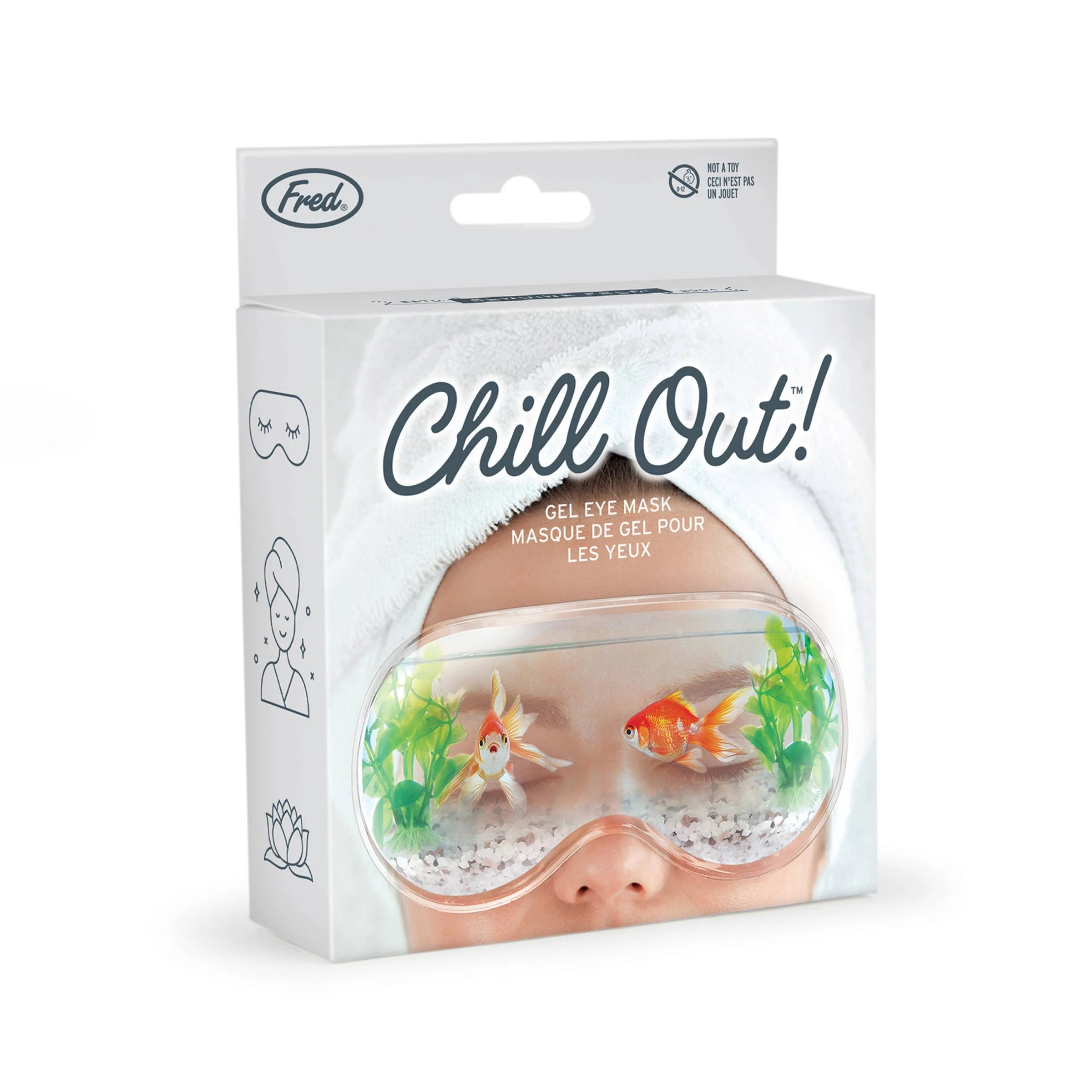 Chill Out Fishbowl Gel Eye Mask: Empowering Relief for Puffy Eyes | Post-Practice Recovery for Gymnasts & Dancers - Image 2