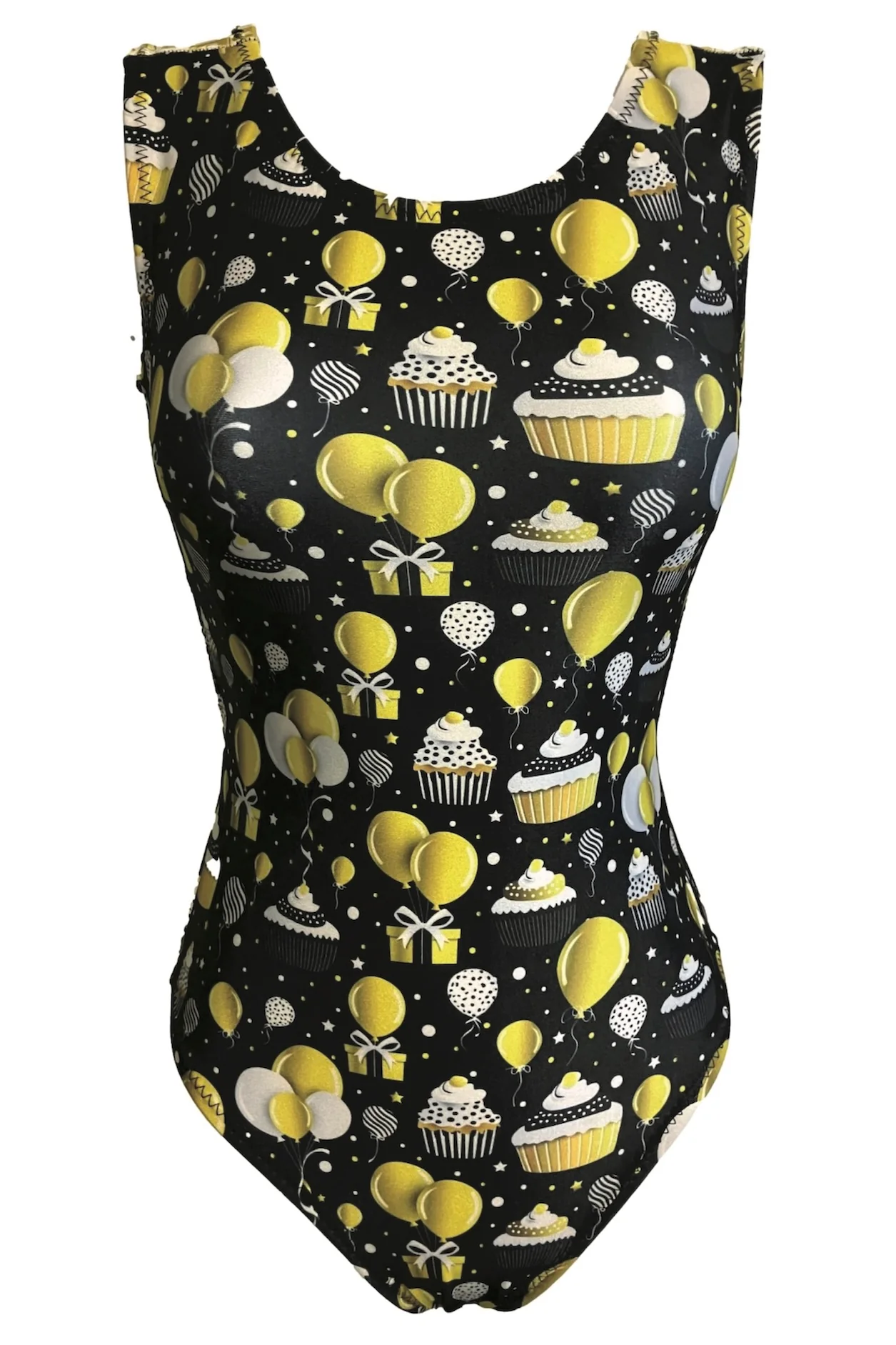 Birthday Celebration Gymnastics Leotard - Foxy's Girls Leotard for Parties!