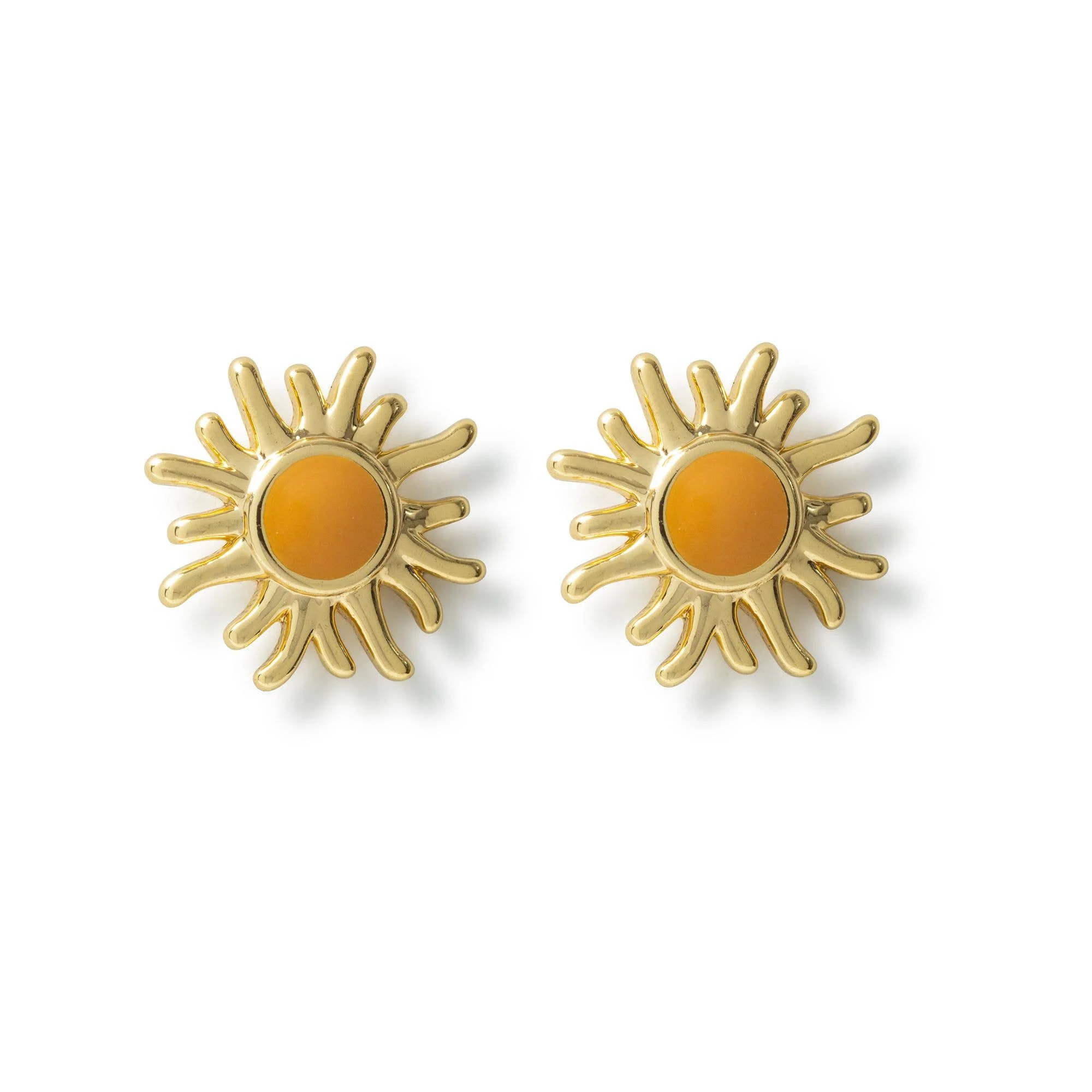 'Good Day' Sunburst Stud Earrings ✨ 14K Gold-Plated & Hypoallergenic for Sensitive Ears | Empower Your Everyday Sparkle! - Image 2