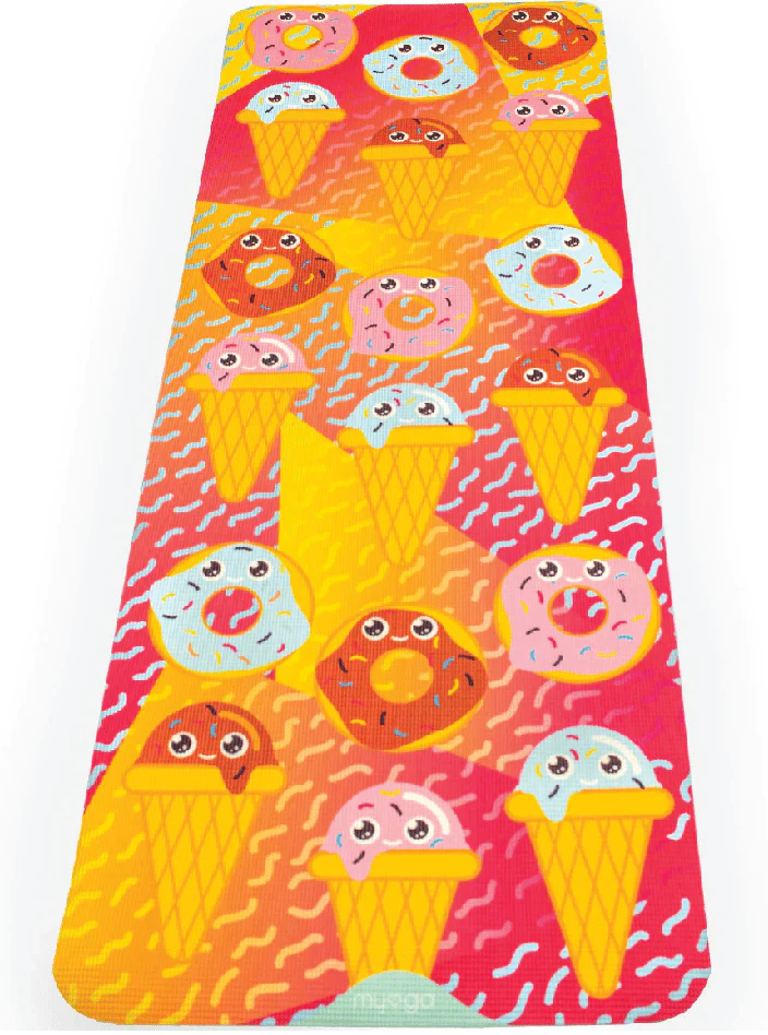 Foxy's Kids Yoga Mat - Non-Slip, Fun Designs - Perfect for Little Yogis! π€ΈββοΈ