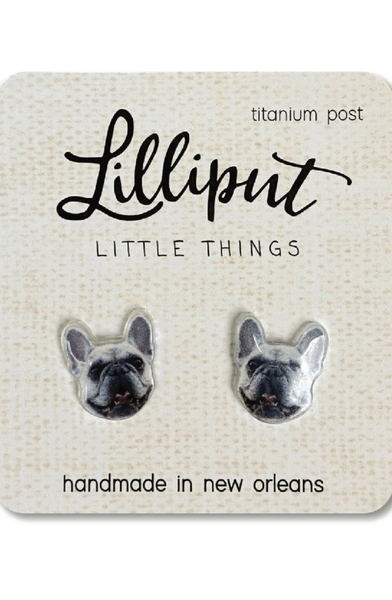 Frenchy Earrings // Dog Lover