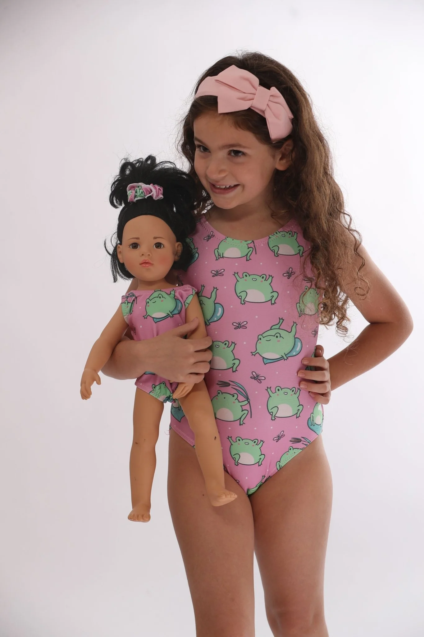 Frog Prince Leotard & Doll Set - Foxy's Tumble Tots - Gymnastics Leotards for Toddlers - Image 3