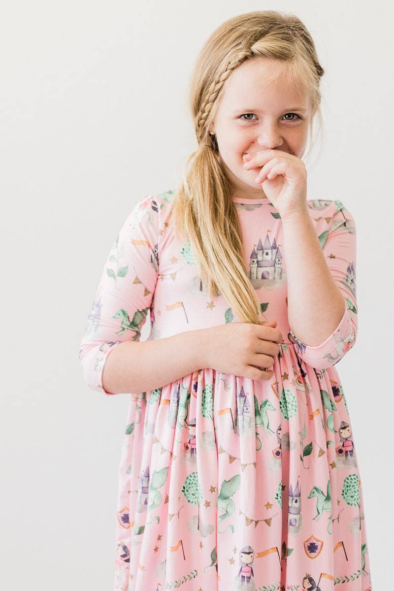 Girls' 'Once Upon a Time' Twirl Dress - Size 4 - Magical Pocket Fun! - Image 5