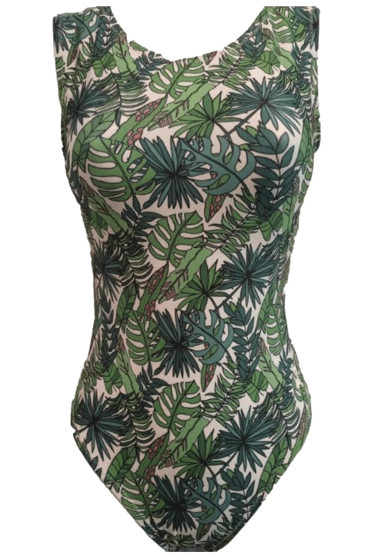 Kauai Trail Leotard - Jungle Print Gymnastics Leo | Foxy's