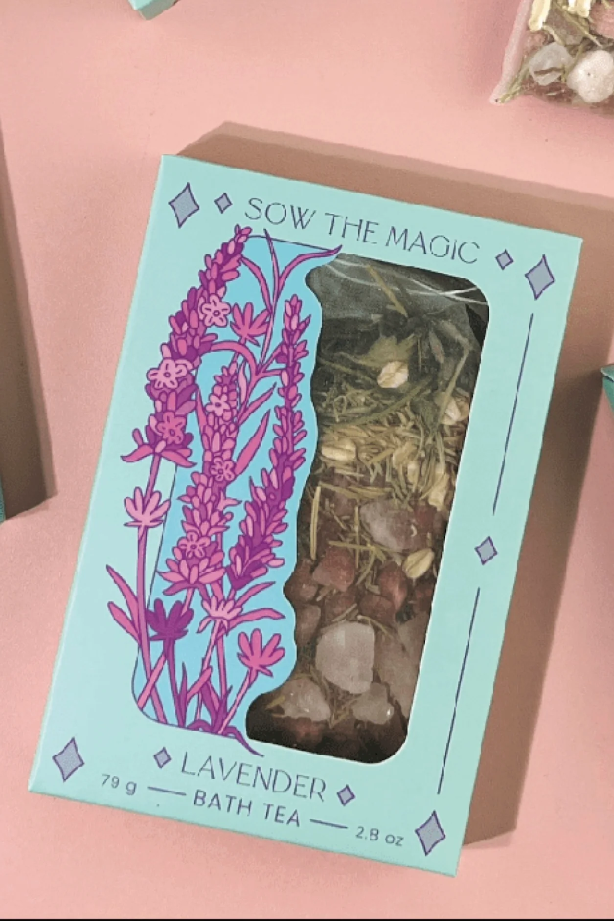 Lavender Lovers Tarot Botanical Bath Tea Box