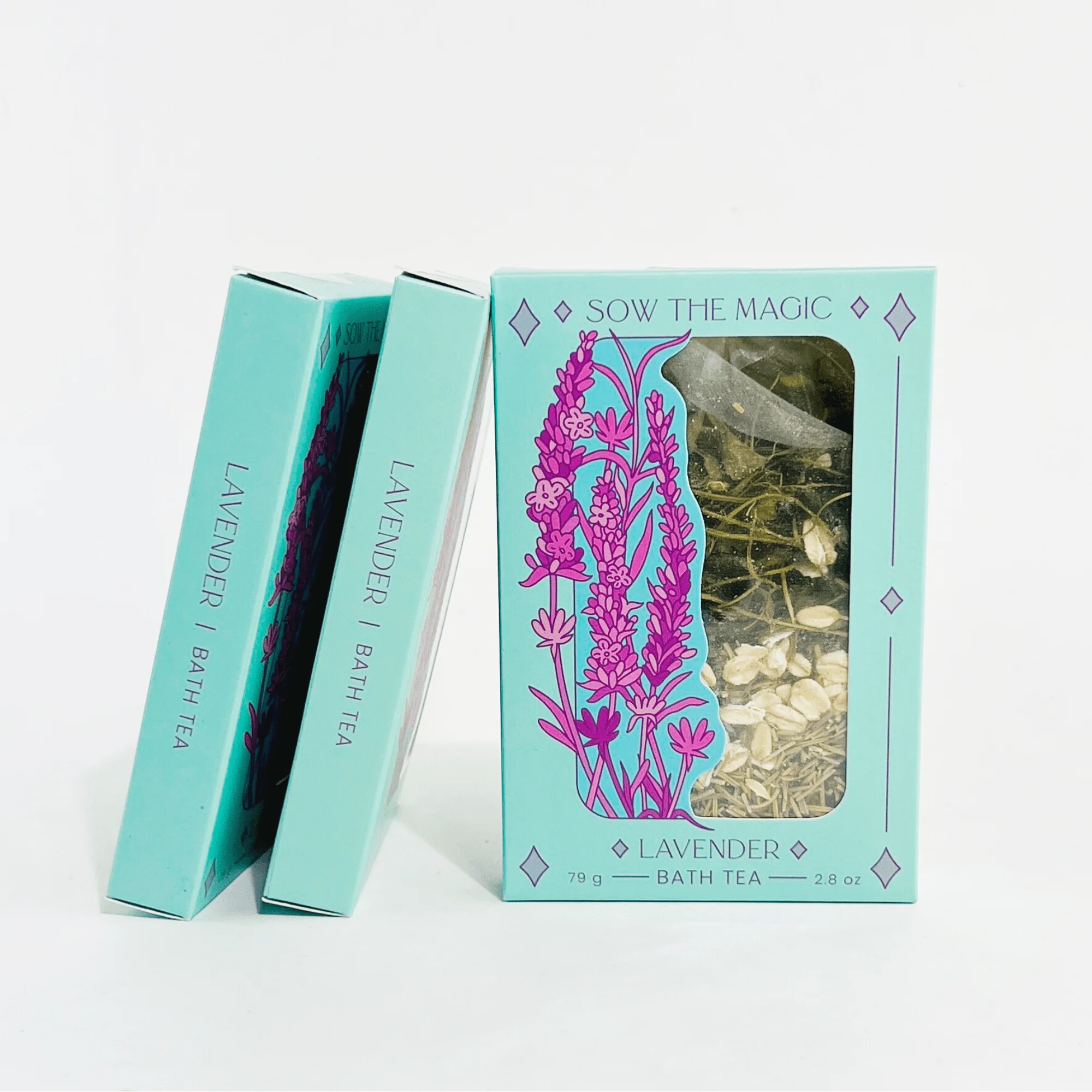 Lavender Lovers Tarot Botanical Bath Tea Box - Image 3