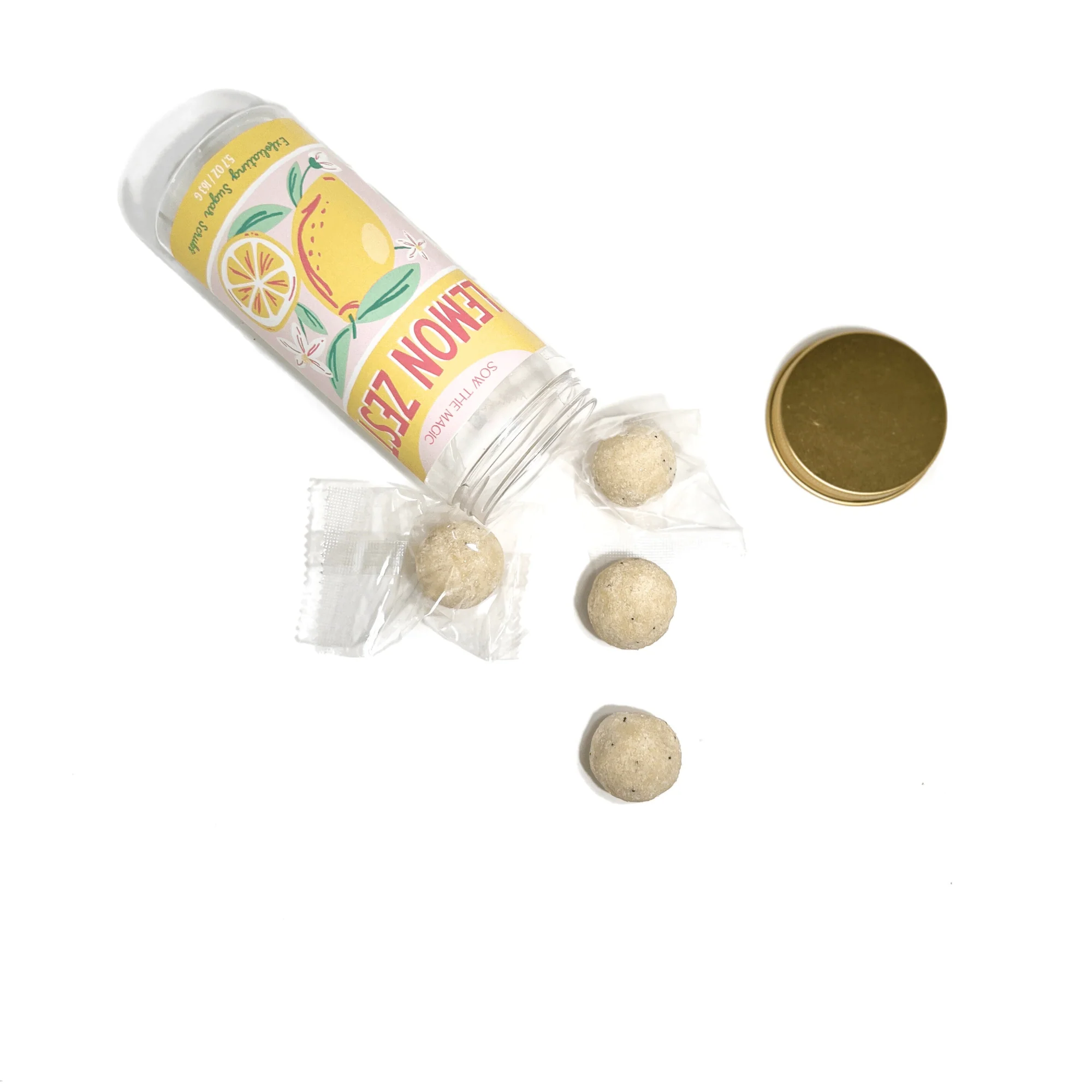 Lemon Zest Exfoliating Sugar Scrubs - Image 3