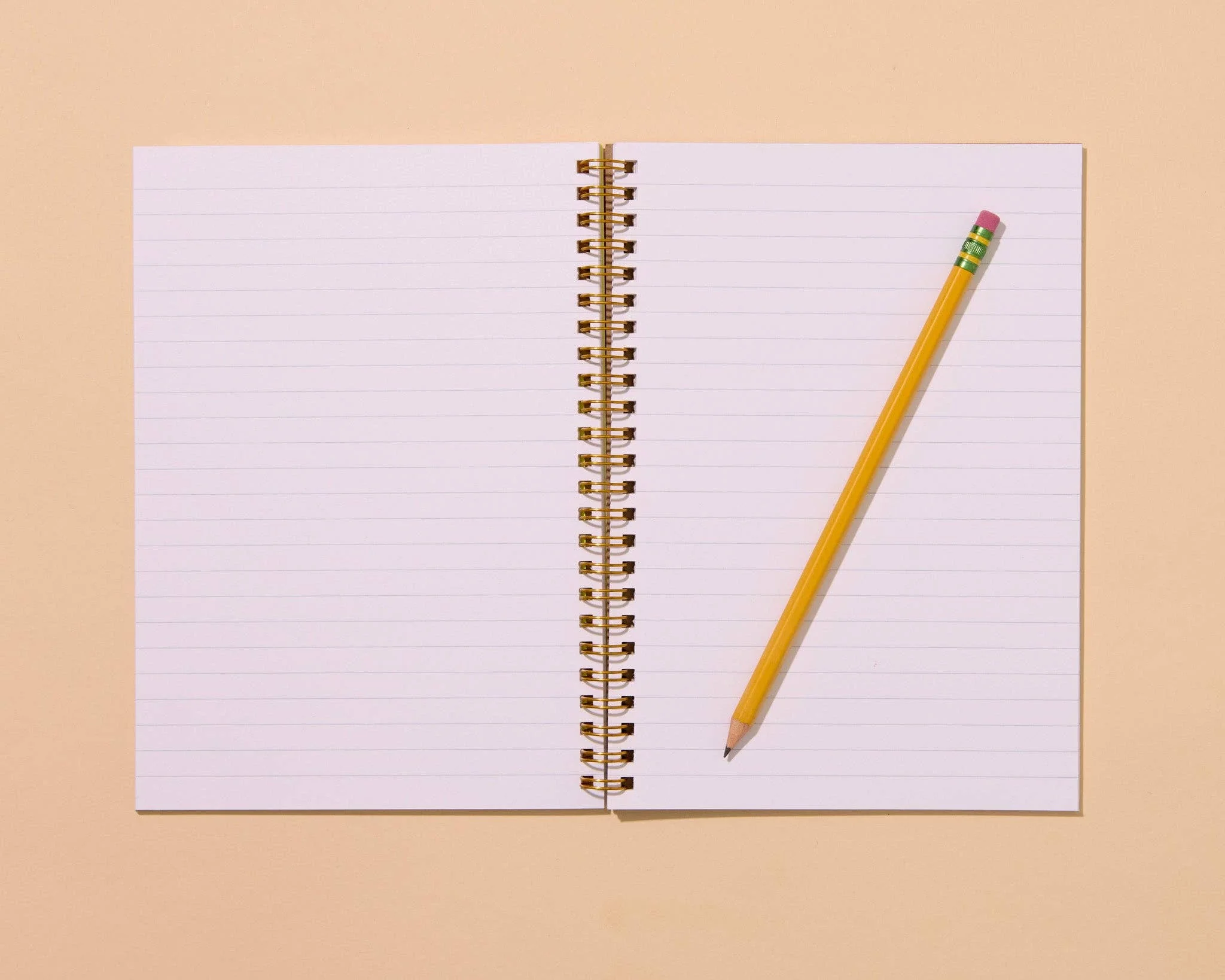 Letterpress A5 Spiral Notebook—Bananas (Modern Summer Fruit) - Image 5