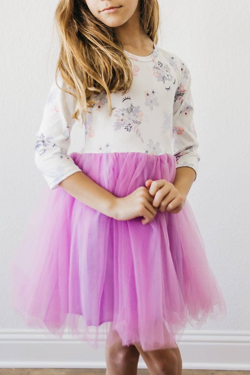 Lilac Unicorn Dream Tutu Dress - Image 3