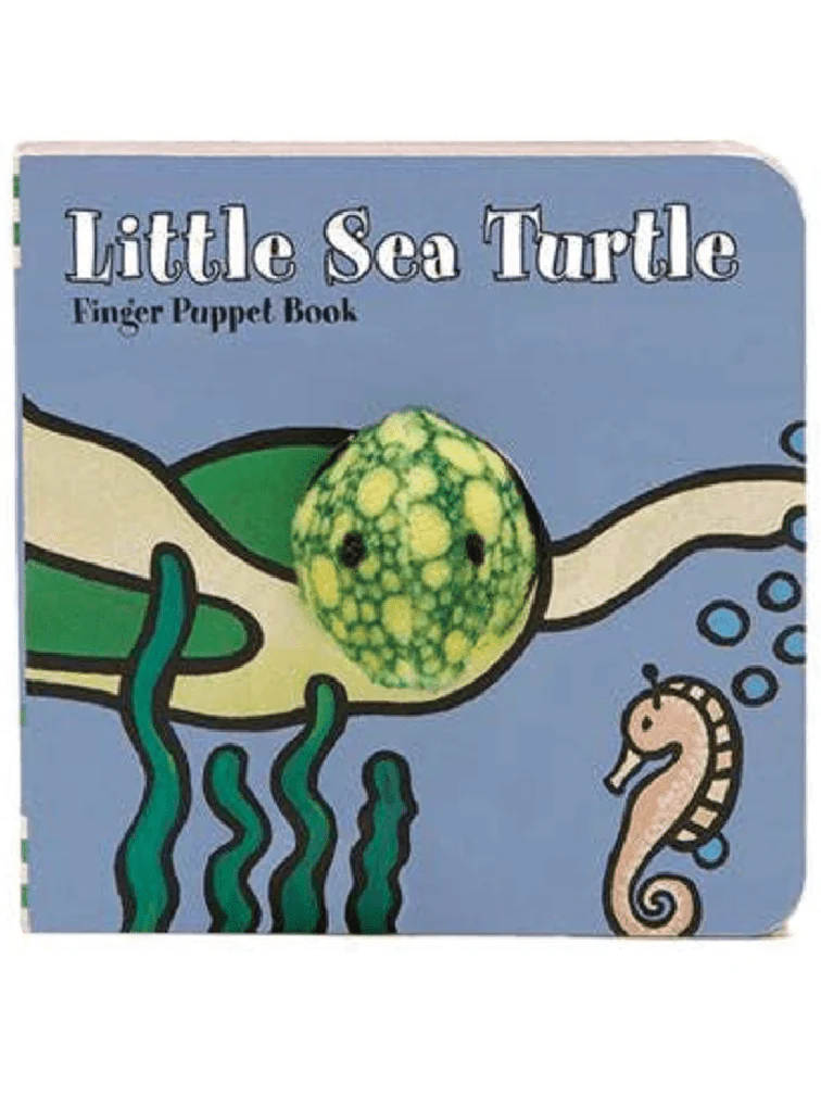 Little Sea Turtle: Finger Puppet Book