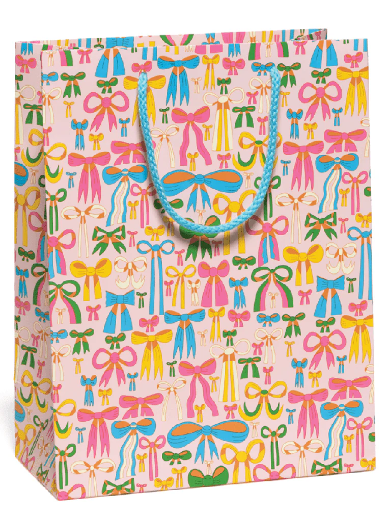 Lots of Bows Gift Bag - Large, Heavyweight Paper - Perfect for Presents!