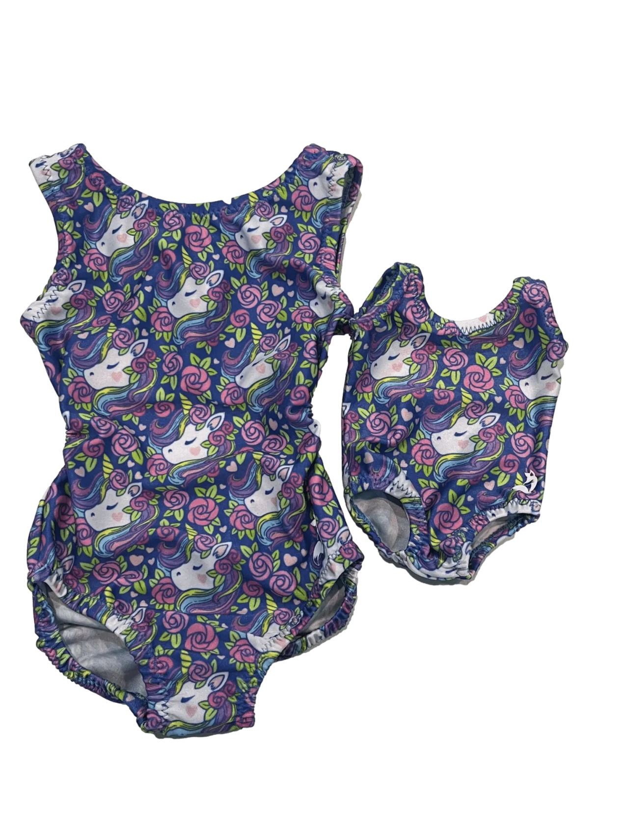 Majestic Unicorn Tumble Tot Set with Matching Doll Leotard - Image 4