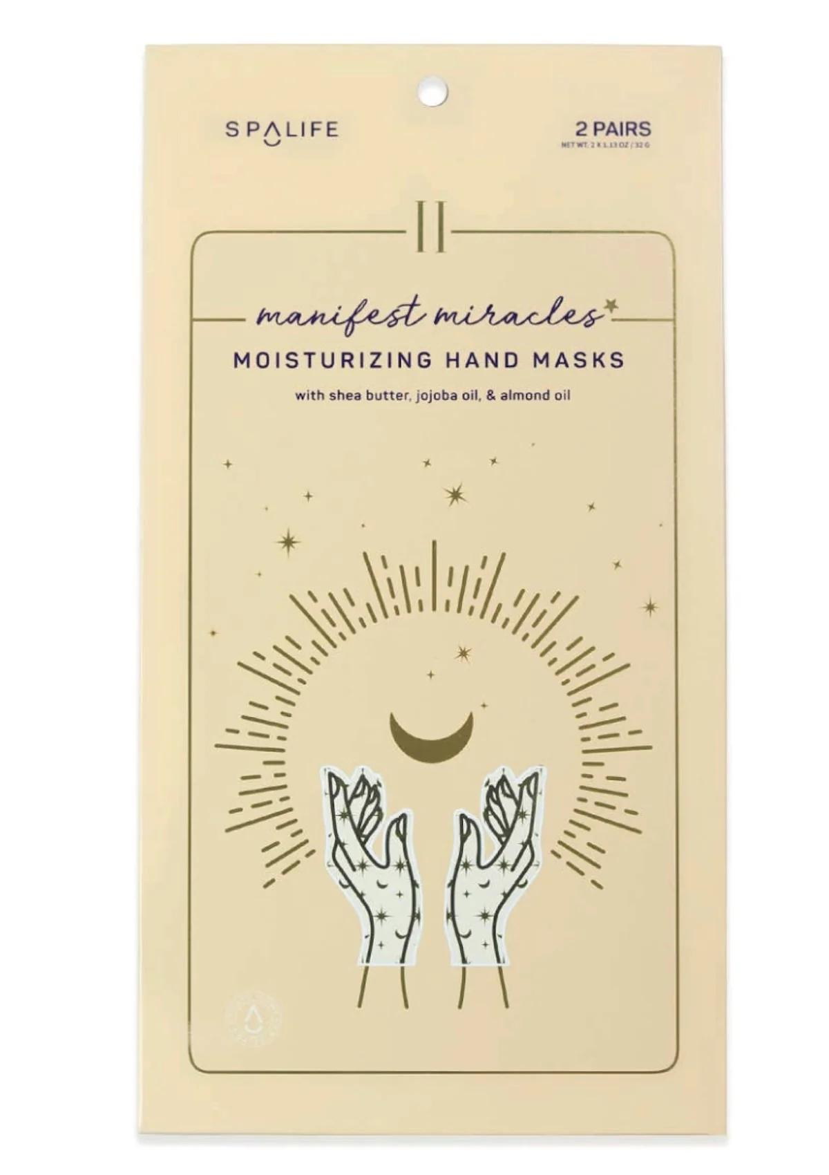 Manifest Miracles Moisturizing Hand Masks  - 2 Pairs