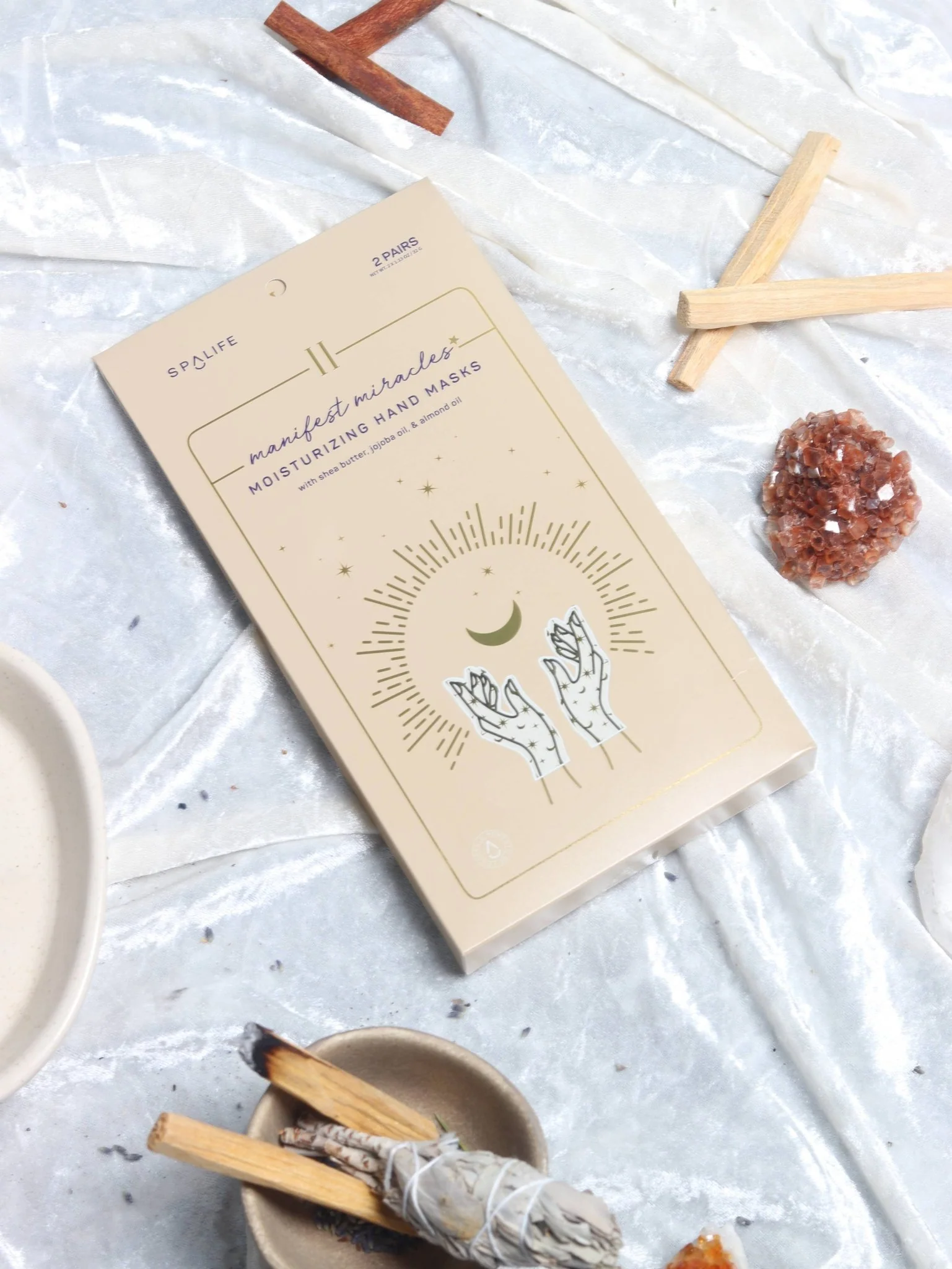 Manifest Miracles Moisturizing Hand Masks  - 2 Pairs - Image 2