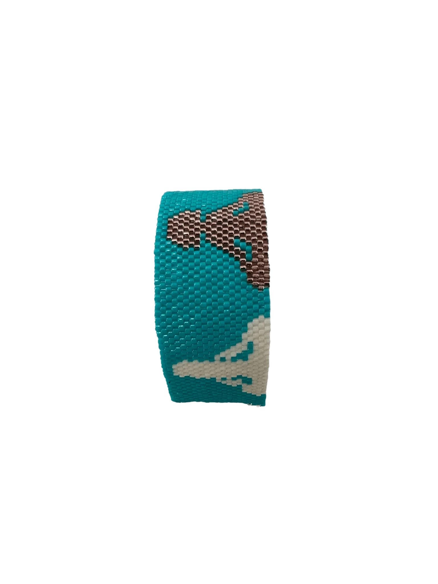 Mindfulness Peyote Yoga Bracelet - Adult Meditation Jewelry - Foxy's Leotards - Image 2
