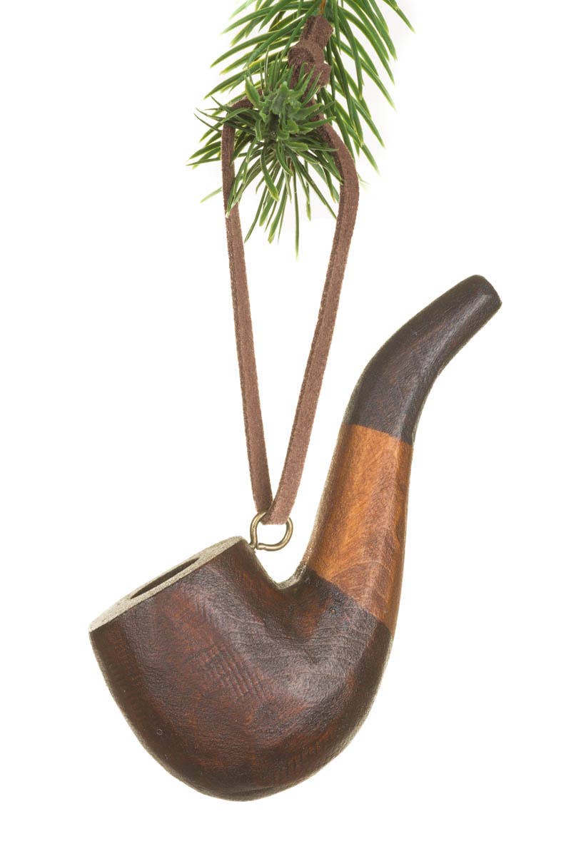 NEW-Brown Pipe Ornament