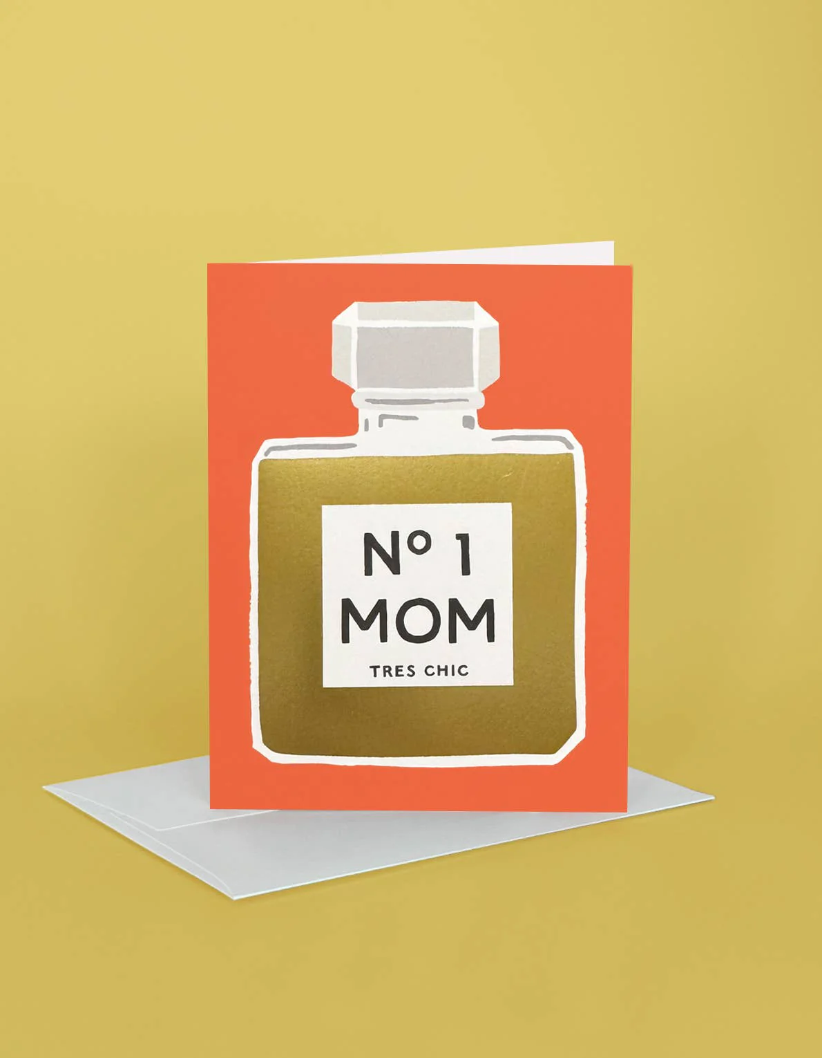 No. 1 Mom Greeting Card - Image 2