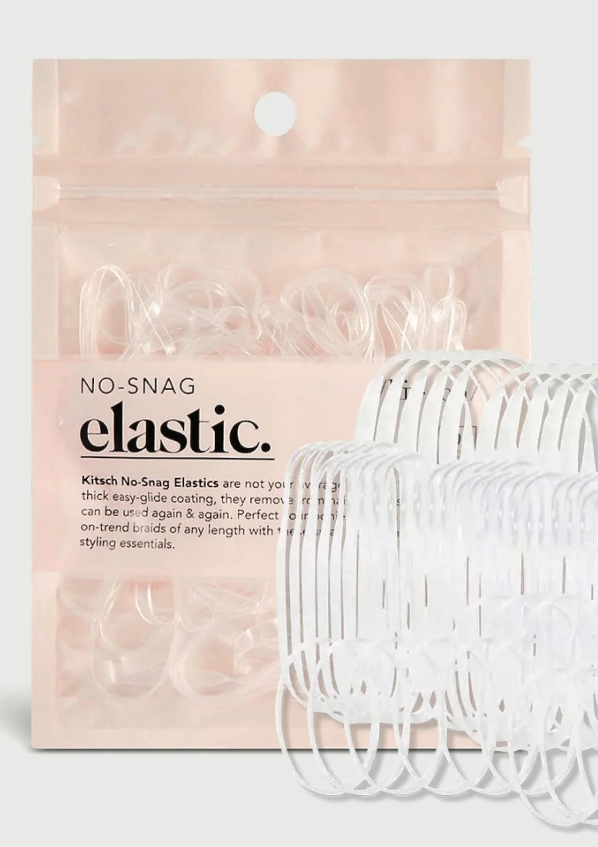 No-Snag Elastic Clear