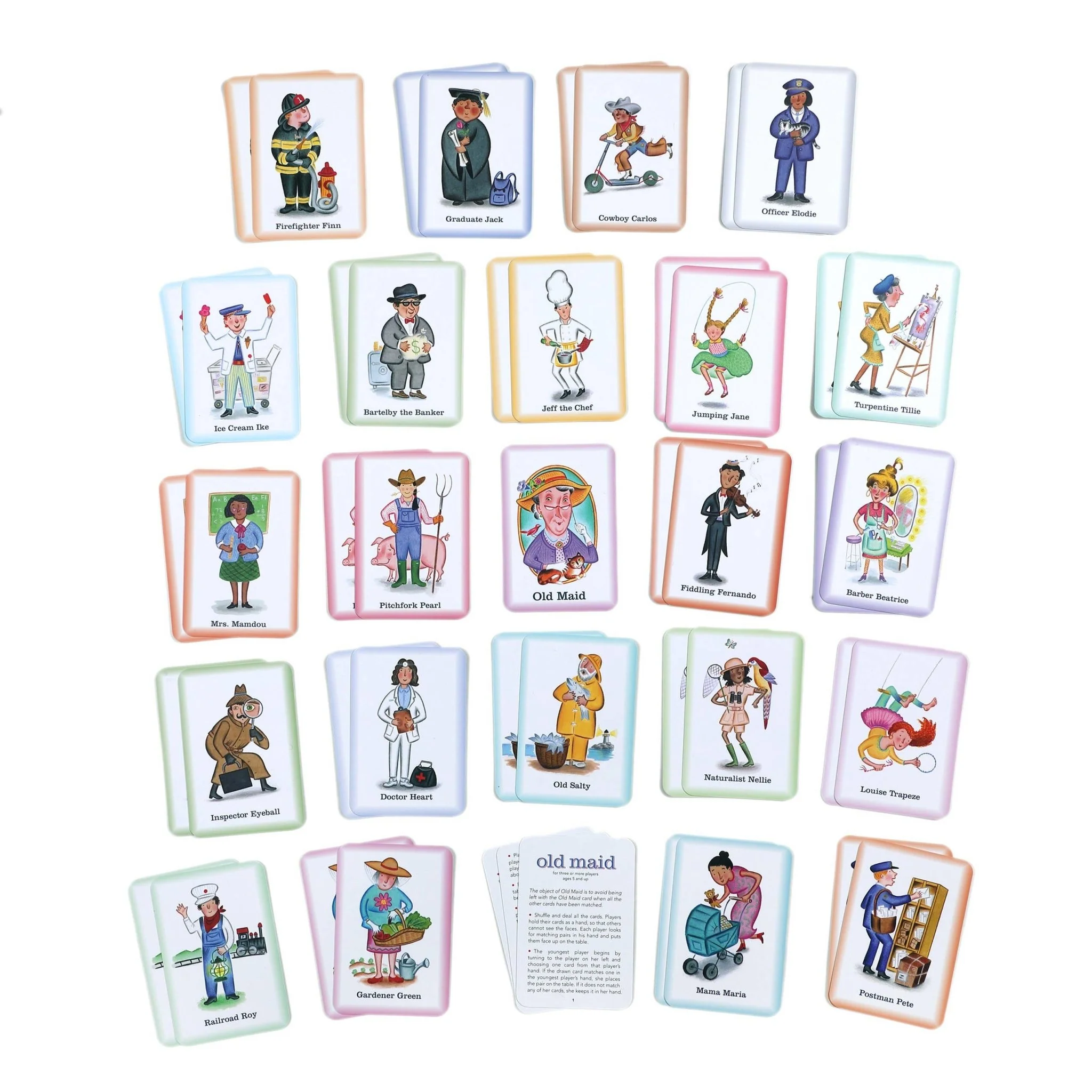 Old Maid Playing Cards - Image 3