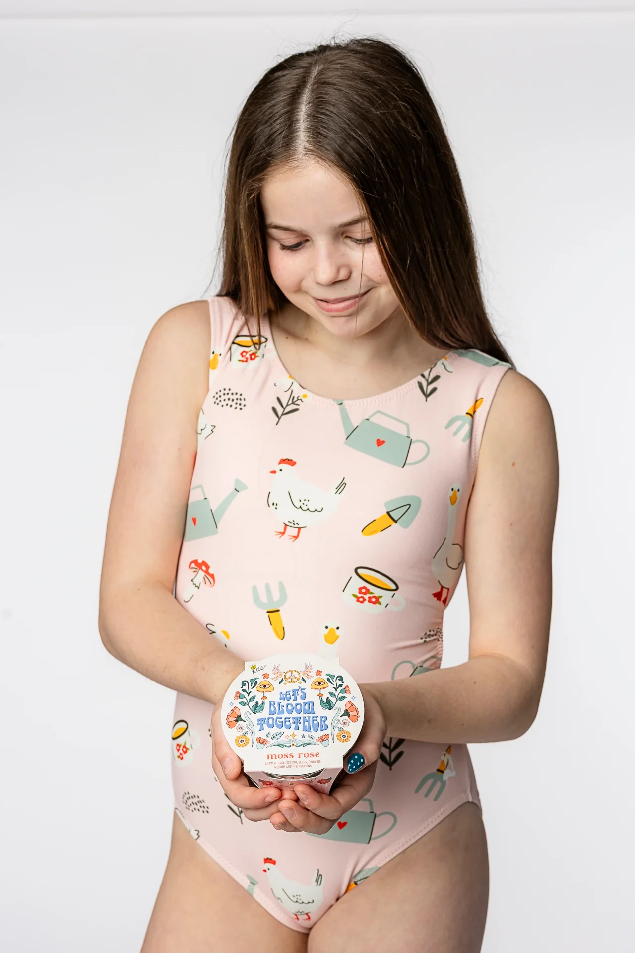 ULTRA SOFT On the Farm Gymnastics Leotard for Girls