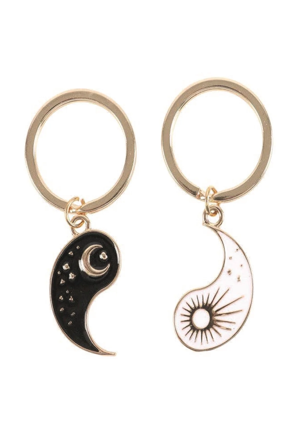 Pair of Yin Yang Best Friend Keyrings