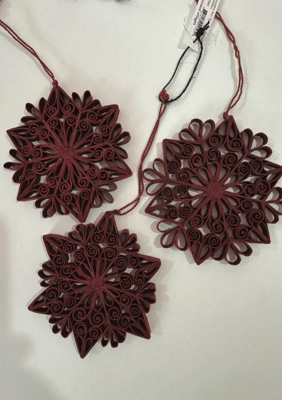 Paper Snowflake Ornaments