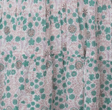 Penny Printed Crop Top Peach - Image 2