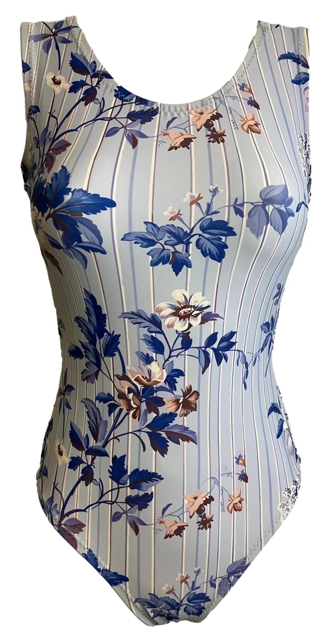 Periwinkle Whispers Gymnastics Leotard - Open Back Floral Leotard for Girls - Image 3