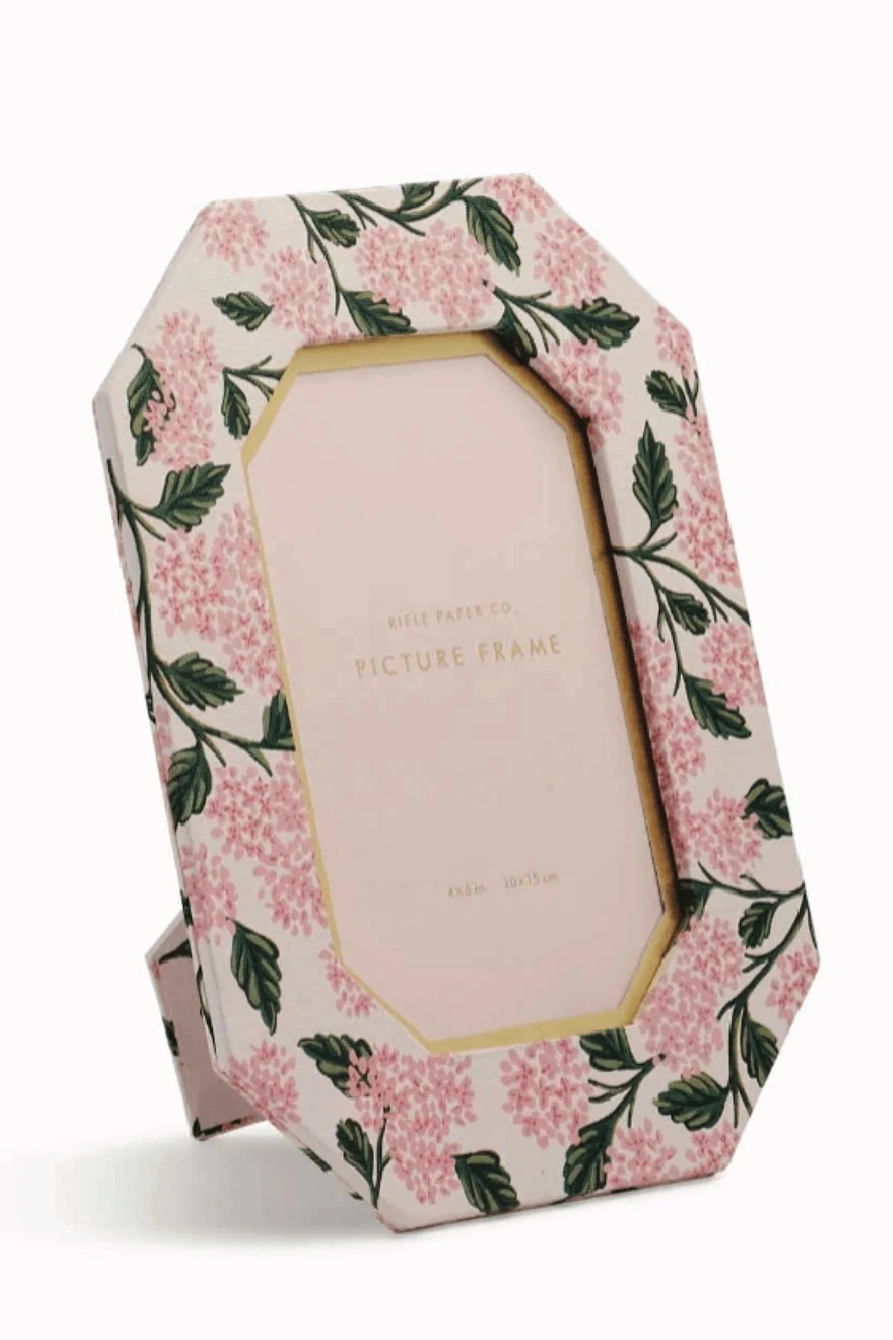 Pink Hydrangea Paper Wrapped Picture Frame