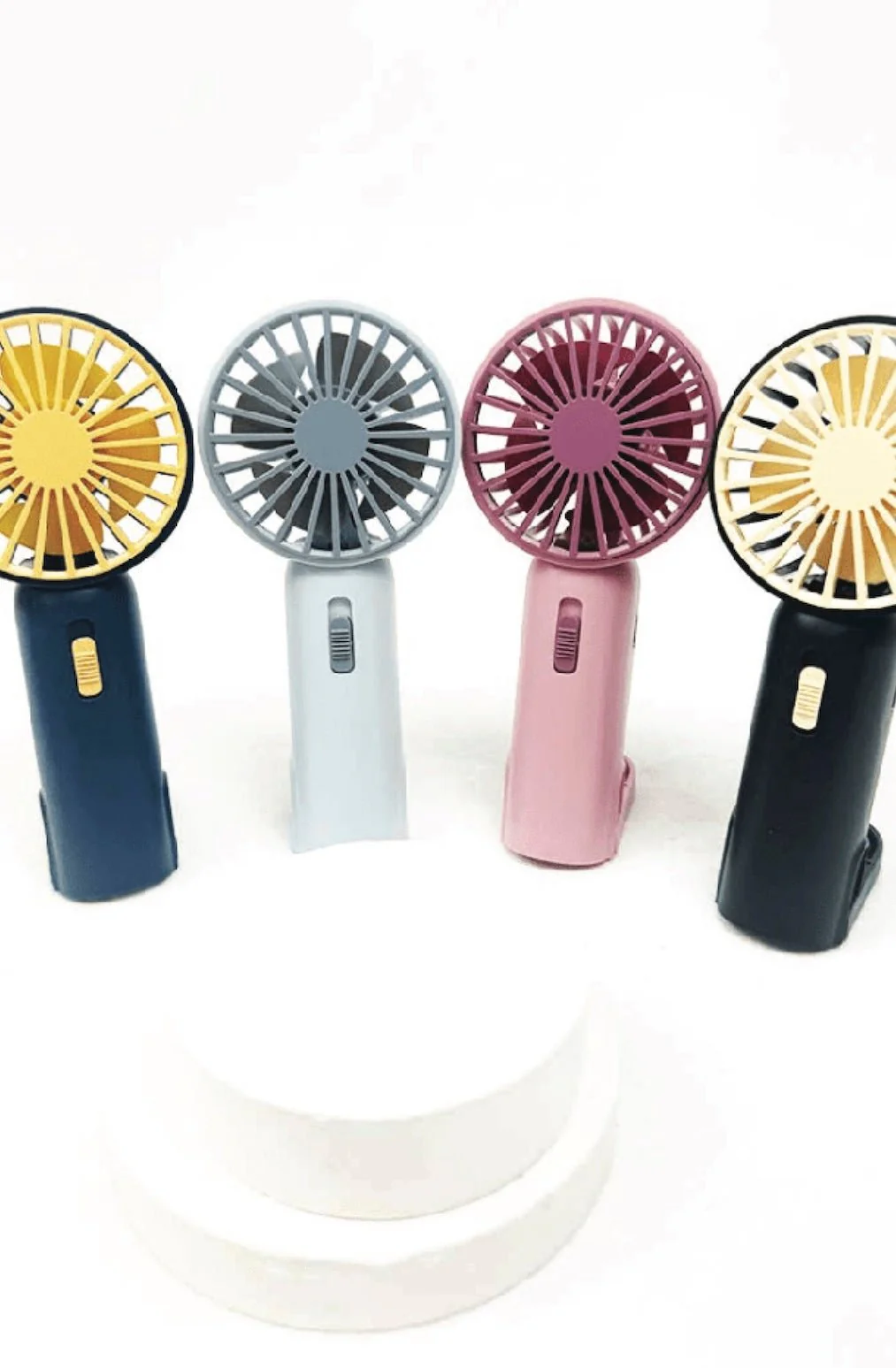 Portable Hand Fan with Pull out Stand