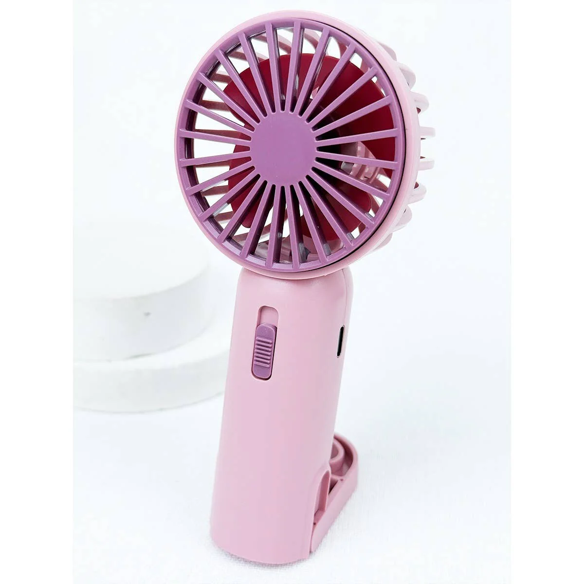 Portable Hand Fan with Pull out Stand - Image 2